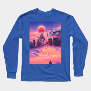 Dreamy Skies Wonderland with Hopeful Sunshine Long Sleeve T-Shirt